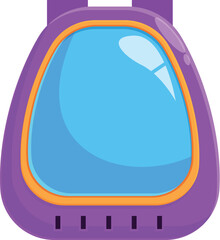 Poster - round spaceship window giving a glimpse of the immensity of outer space
