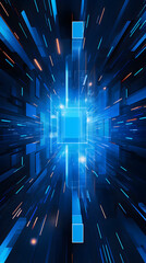 Aufkleber - Digital technology Internet abstract graphic poster background