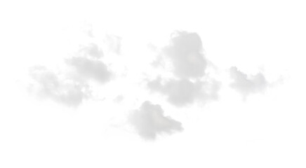 isolated white cloud