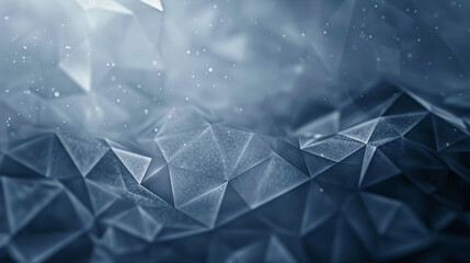 abstract blue and navy background with geometric shapes like triangles and diamonds. gradient colors