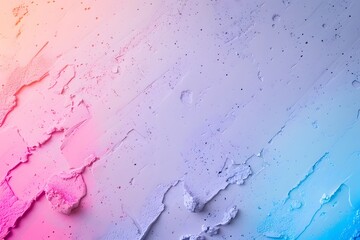 Colorful abstract texture displaying gradient shades of pink and blue on a textured surface. Generative AI