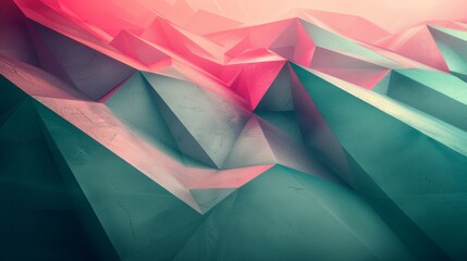 Poster - Colorful abstract geometric background. Colorful gradient.
