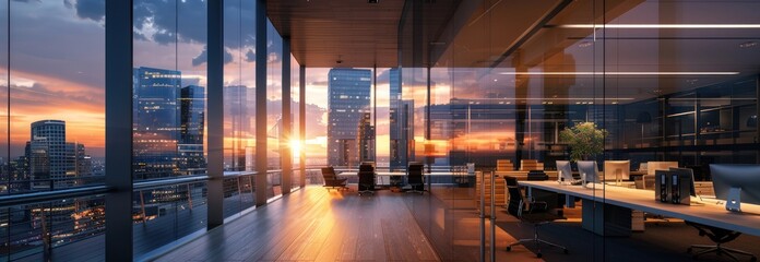 Wall Mural - Office with a view