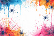 © EvgeniiasArt - Halloween background with spiders and cobwebs