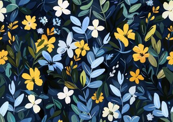 Wall Mural - floral pattern.