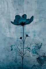 Wall Mural - minimalist art floral