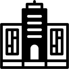 Sticker - Vector Icon Building, Real Estate, Residential, Architecture and City, Property, City