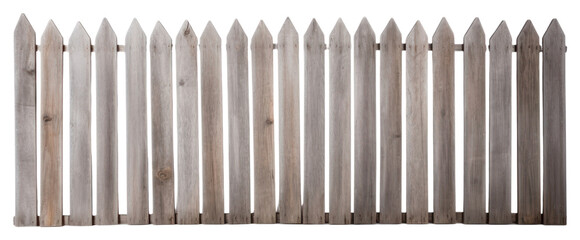 Wall Mural - PNG Outdoors picket fence white.