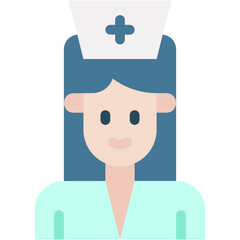 Wall Mural - Nurse, Hospital, Illness, Medical, Sick Person Icon