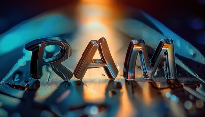 Poster - High-Quality Computer RAM Modules with Gleaming Design