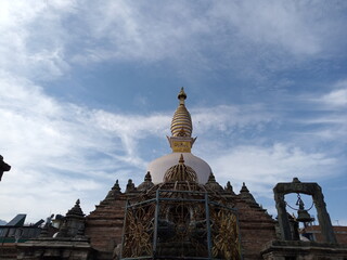 Chilancho Stupa in Kirtipur, Nepal 