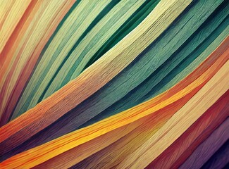 Poster - Colorful Abstract Layers Design Background/Wallpaper