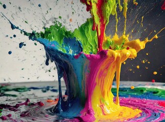 Poster - Paint Splash - HD Wallpaper