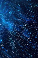 Poster - Close-up view of a computer circuit board with intricate components and wires