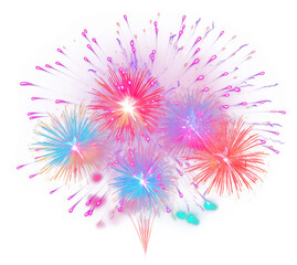 Sticker - PNG A fireworks night light illuminated.