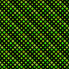 Fototapete - Geometrical seamless diagonal square pattern background - abstract vector illustration