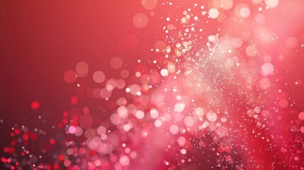 Poster - A bright red background with a burst of colorful fireworks, ideal for a festive and celebratory scene.