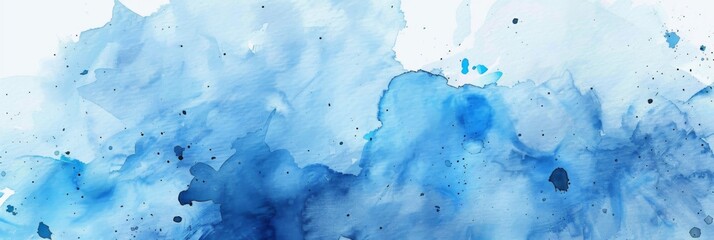 Wall Mural - watercolor gradient paint grunge texture on white background. the color splashing in the paper