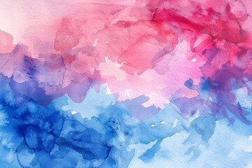 Wall Mural - watercolor gradient paint grunge texture on white background. the color splashing in the paper