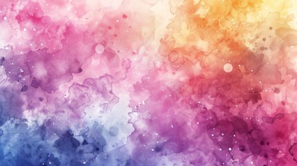 Wall Mural - watercolor gradient paint grunge texture on white background. the color splashing in the paper
