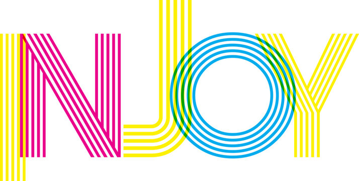 Injoy text, Injoy,  injoy our life,text injoy our life quality full t shirt design.