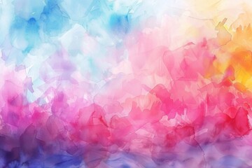 Wall Mural - colorful watercolor gradient paint texture background for, cover design, interior decor and poster