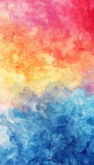 Wall Mural - colorful watercolor gradient paint texture background for, cover design, interior decor and poster