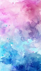 Wall Mural - colorful watercolor gradient paint texture background for, cover design, interior decor and poster
