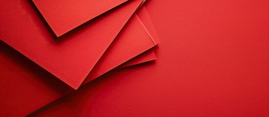 Aufkleber - Red paper with ample copy space image