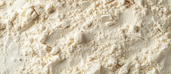 Aufkleber - Texture of wheat flour powder with a clear copy space image