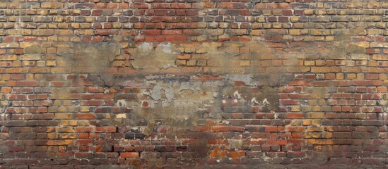 Poster - Free brick wall texture included for background with ample copy space image ideal for product or advertising design