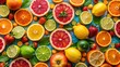 © box - Citrus Symphony: A Vibrant Tapestry of Fruit  generative AI