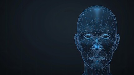 Poster - A human face dissolves into a cloud of data particles, illustrating the transformation of identity into digital abstraction