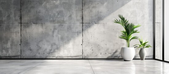 Poster - White textured concrete wall creating a sophisticated backdrop with a textured effect ideal for a copy space image