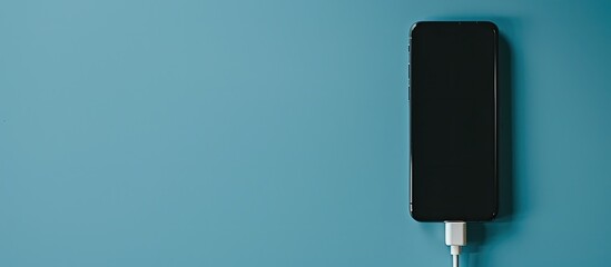 Poster - Smartphone charger with a copy space image