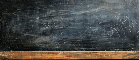 Poster - A picture of a blackboard with available copy space image for your personal touches