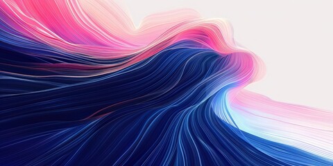 Wall Mural - Abstract Colorful Swirling Lines