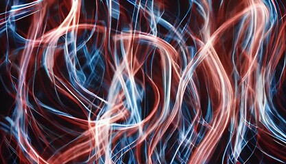 Poster - ripples blue highway red gold exposure light waves painting photography photography blue long black 