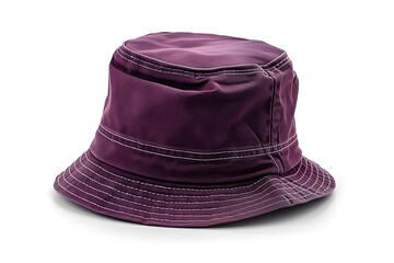 Canvas Print - Stylish Purple Bucket Hat for Trendy Outdoor Looks