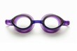 © gankevstock - Top view of violet swim goggles isolated on white background