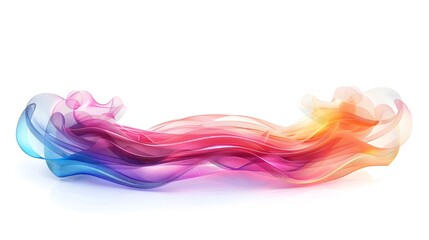 Poster - Futuristic Holographic Frame with Shimmering Vibrant Colors and Sleek Abstract Design