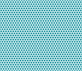 Poster - Minimal geometric background. Teal color on matching background. Hexagon mosaic cells with padding and inner solid cells. Regular hexagon shapes. Seamless pattern. Tileable vector illustration.
