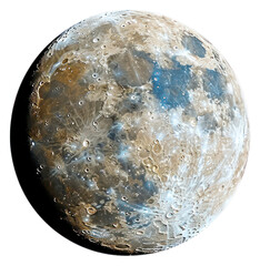 Wall Mural - PNG Full moon astronomy planet space.