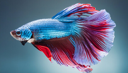 Wall Mural - siamese fighting fish isolated