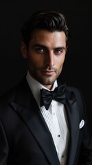 Canvas Print - a man in a tuxedo