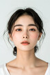 © sujeong - High Resolution Portrait of a Young Woman with Clear Skin and Natural Makeup