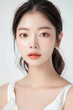 © sujeong - High Resolution Portrait of a Young Woman with Clear Skin and Natural Makeup