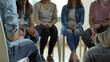 © Maciej Koba - People Sitting in Circle During Group Therapy or Support Session