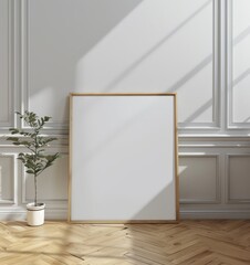 Wall Mural - a picture frame leaning against a wall