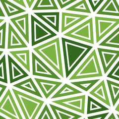Poster - triangle shapes background. large triangles size. solid shapes in frames. monotone style. repeatable